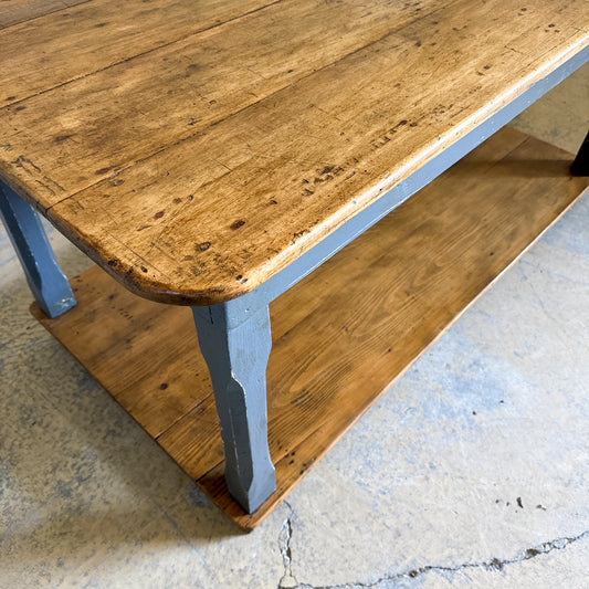 English Pine Work Counter