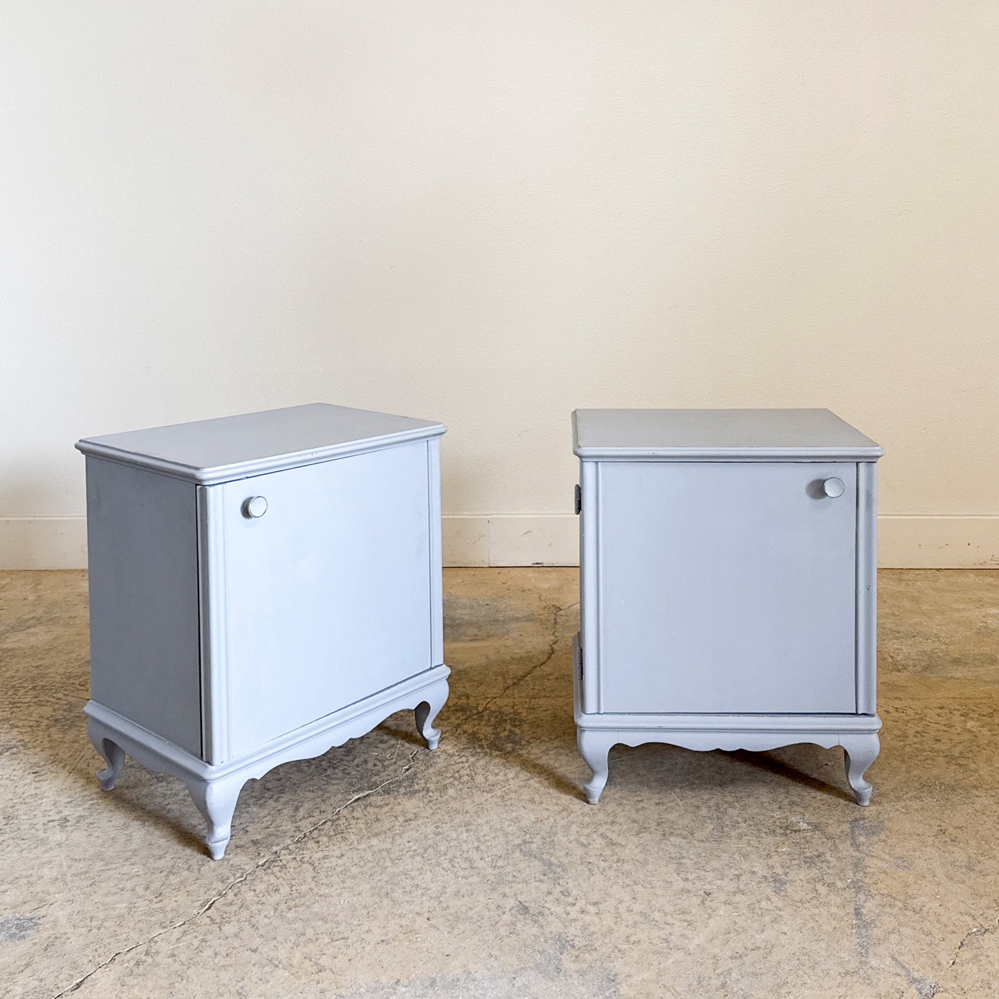 European Painted Bedside