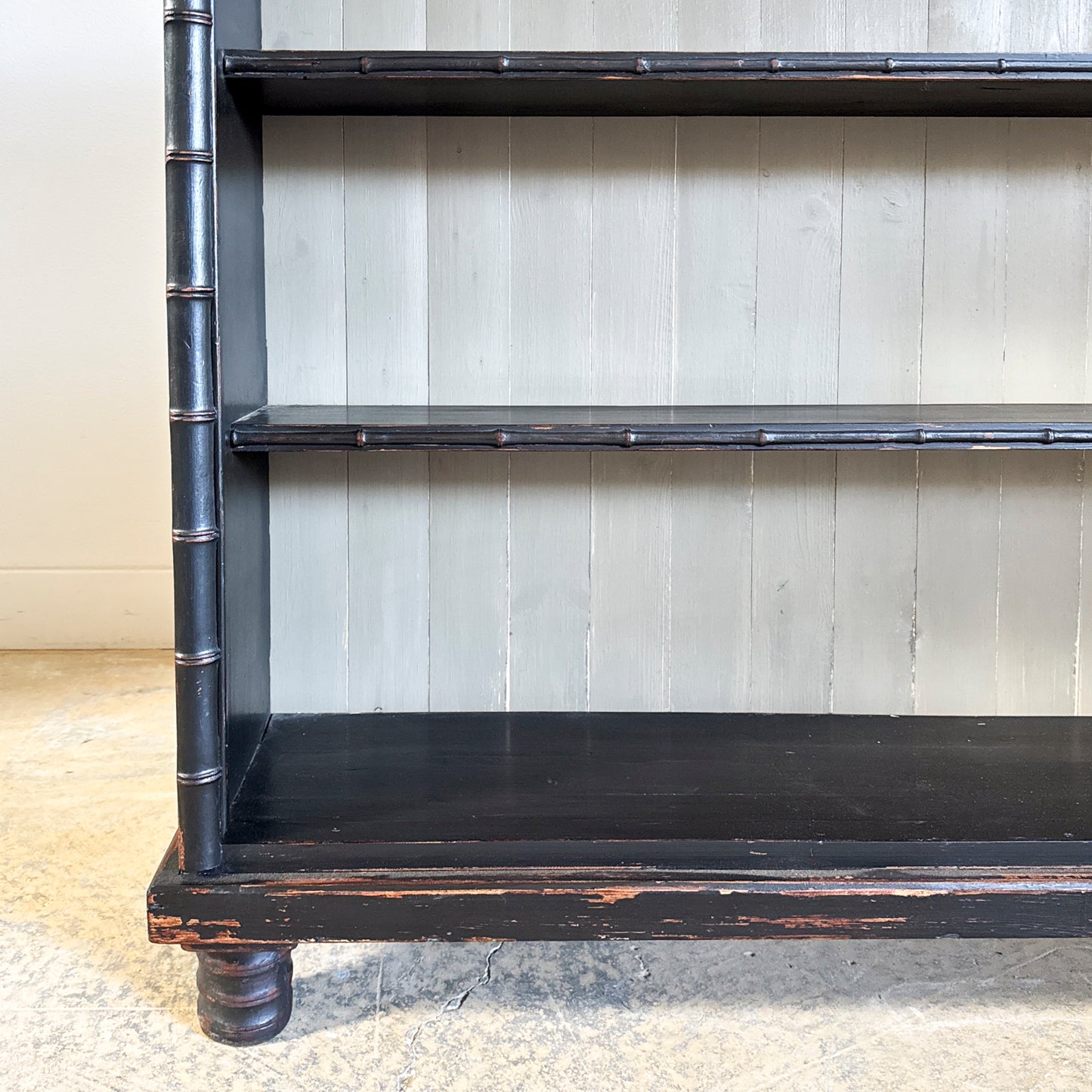 Faux Bamboo Bookcase