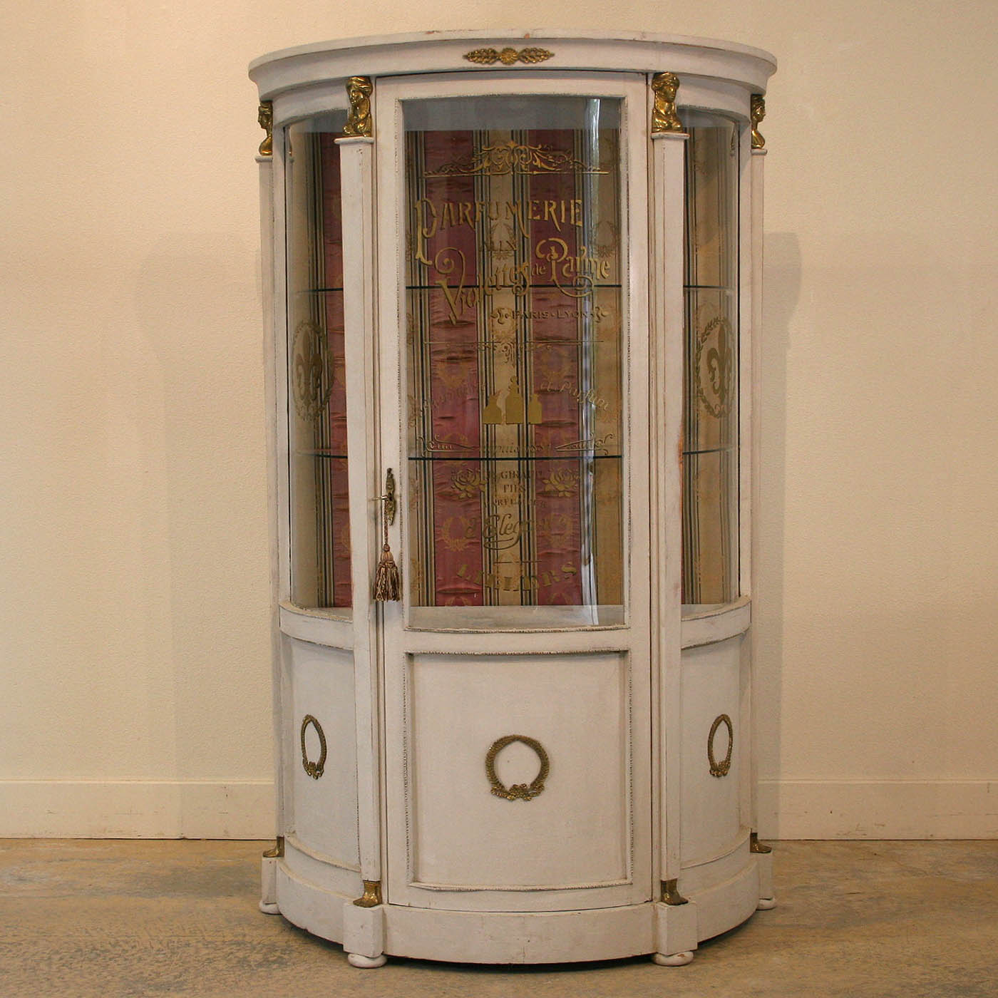 Dome Fronted Glass Perfume Cabinet With Ormolu Mounts
