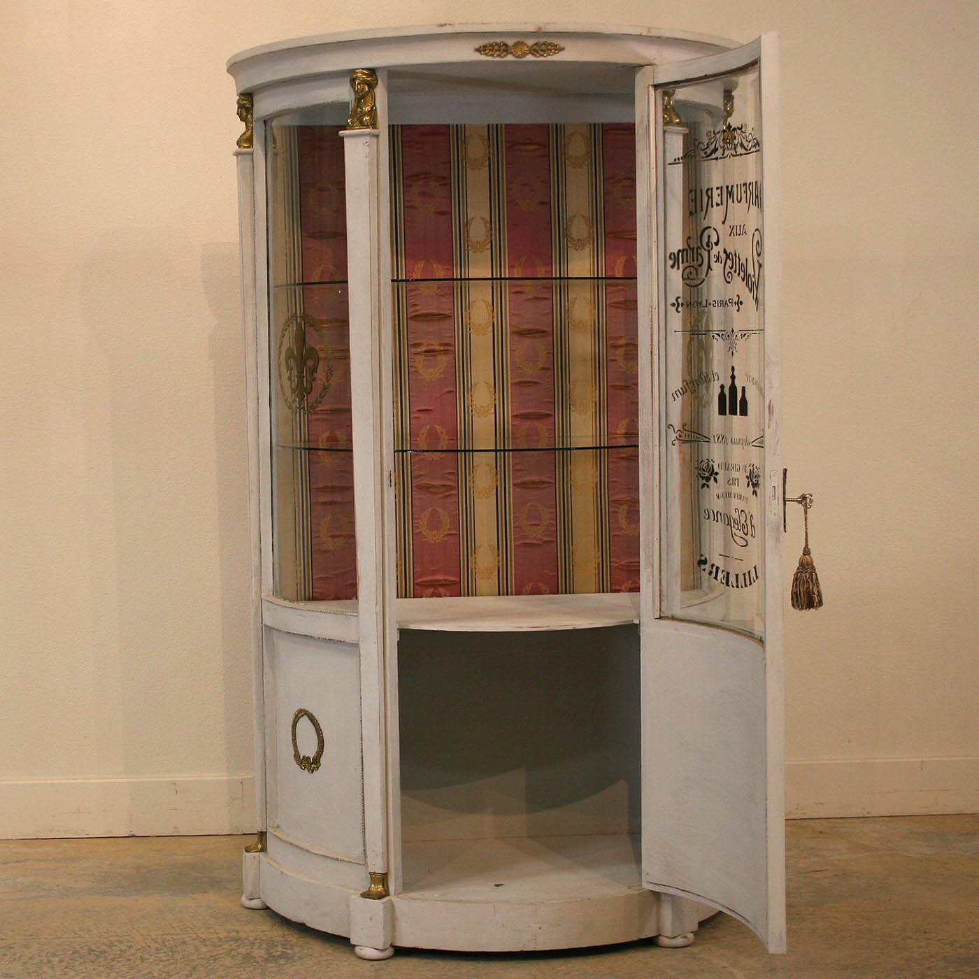 Dome Fronted Glass Perfume Cabinet With Ormolu Mounts