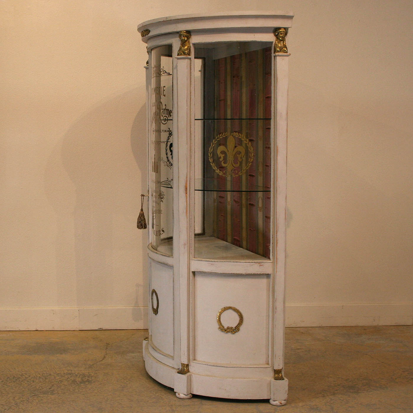 Dome Fronted Glass Perfume Cabinet With Ormolu Mounts
