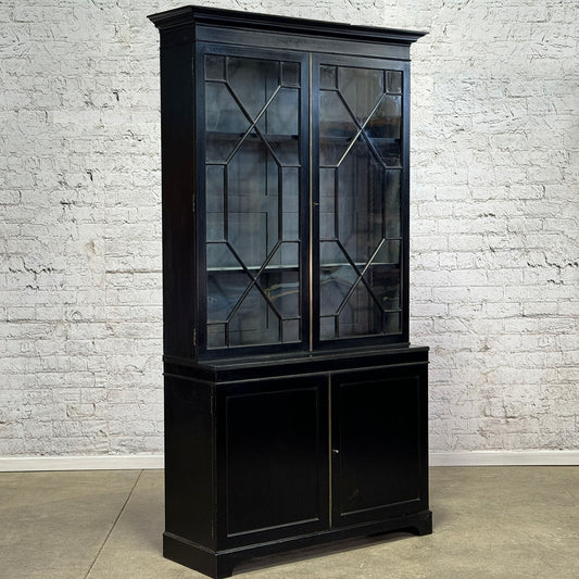 Late Georgian Glazed Bookcase c.1900