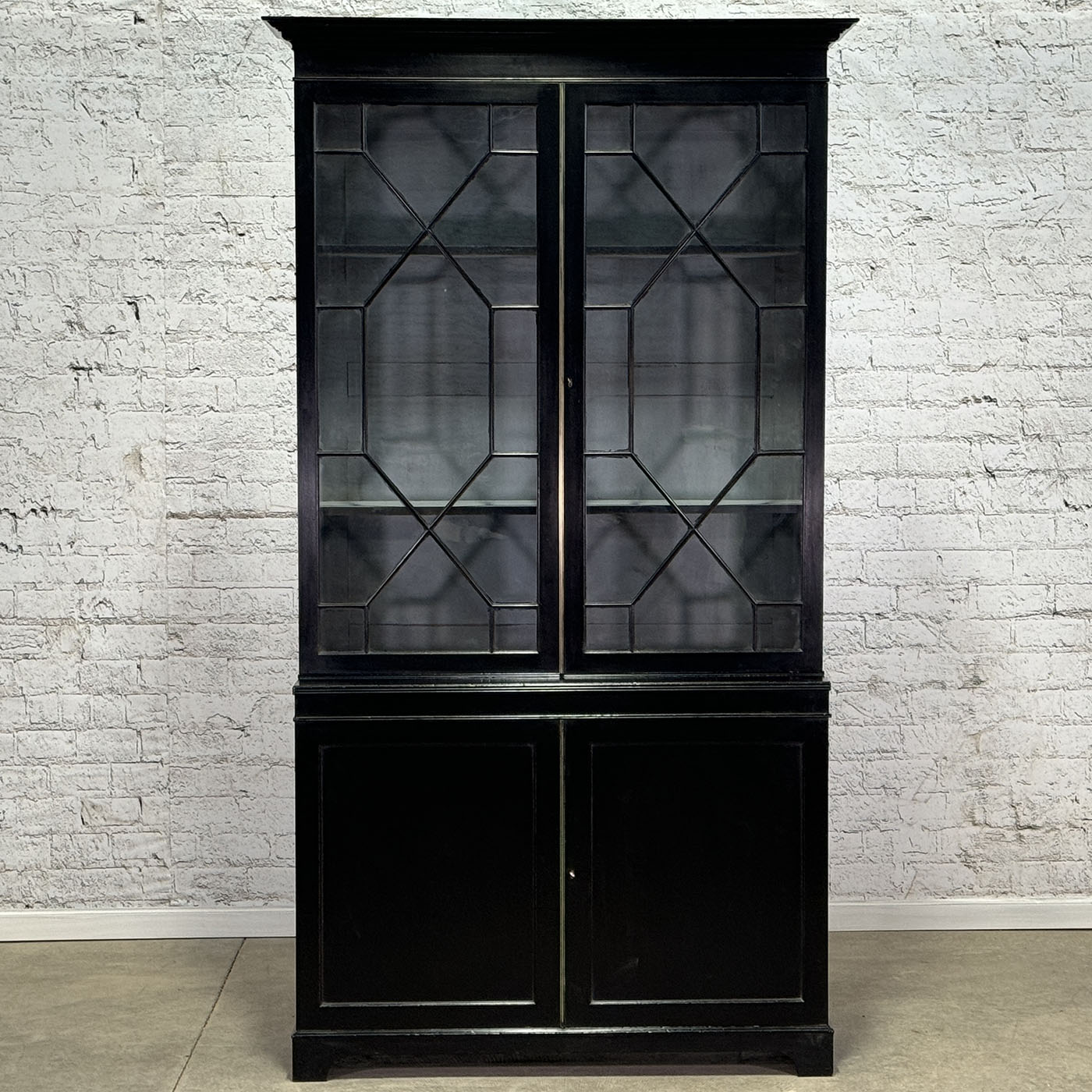 Late Georgian Antique Glazed Bookcase