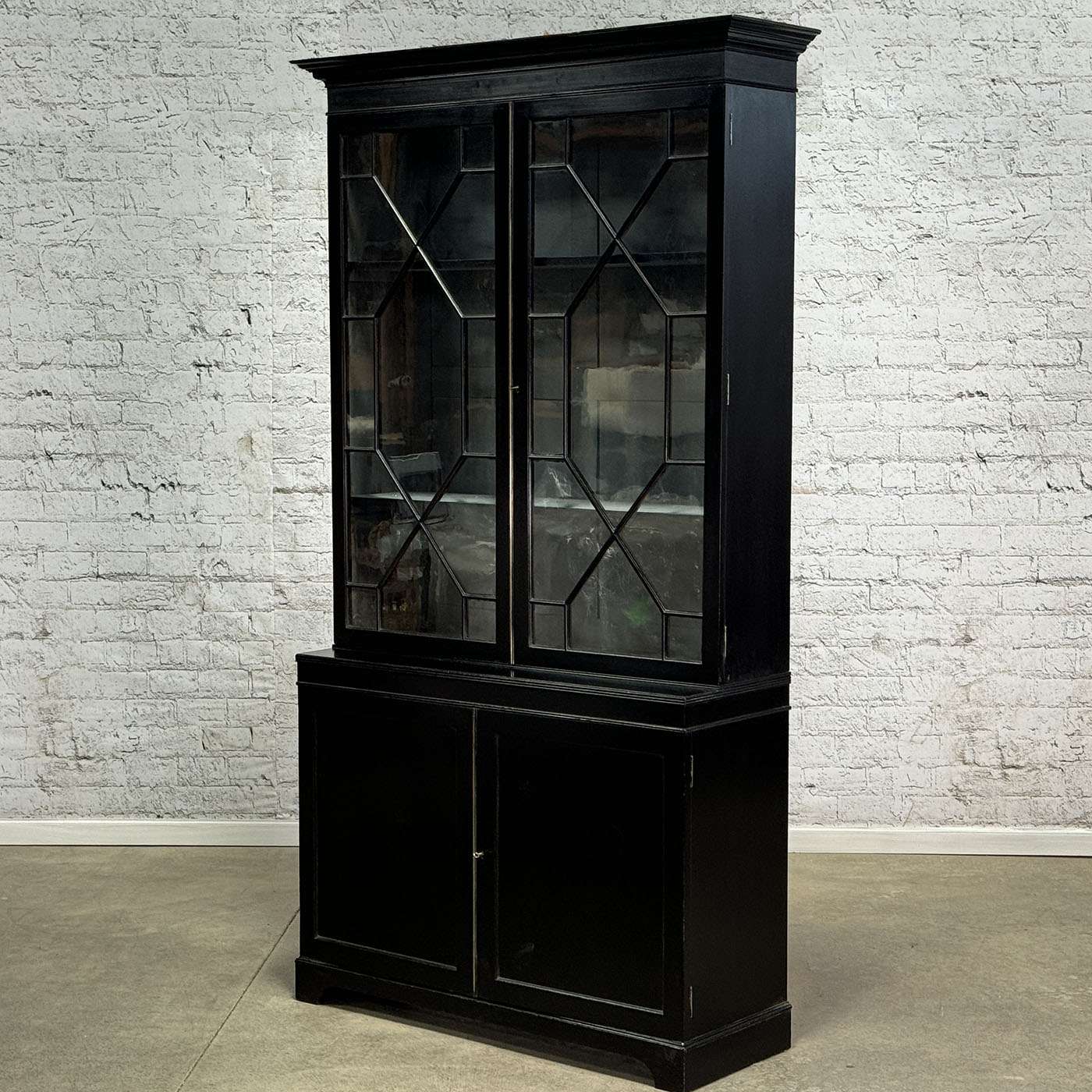 Late Georgian Antique Glazed Bookcase