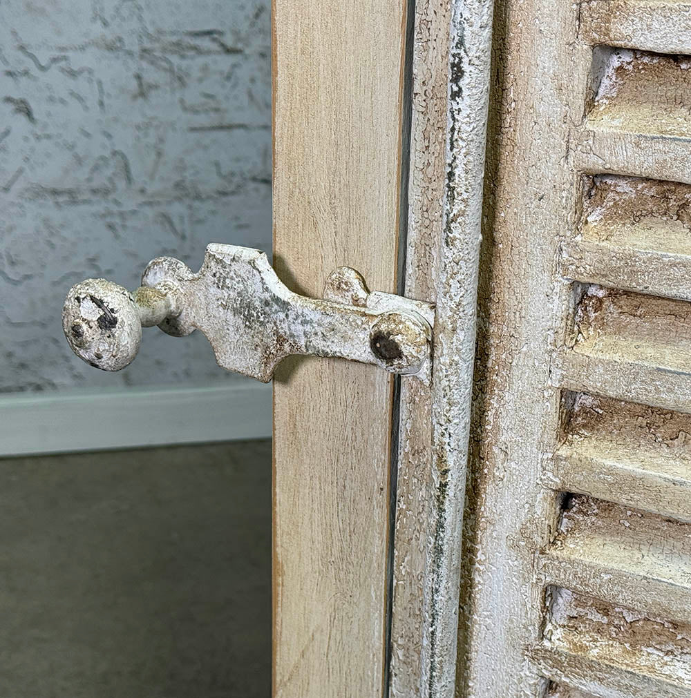 Single Door Cabinet with Antique Shutter