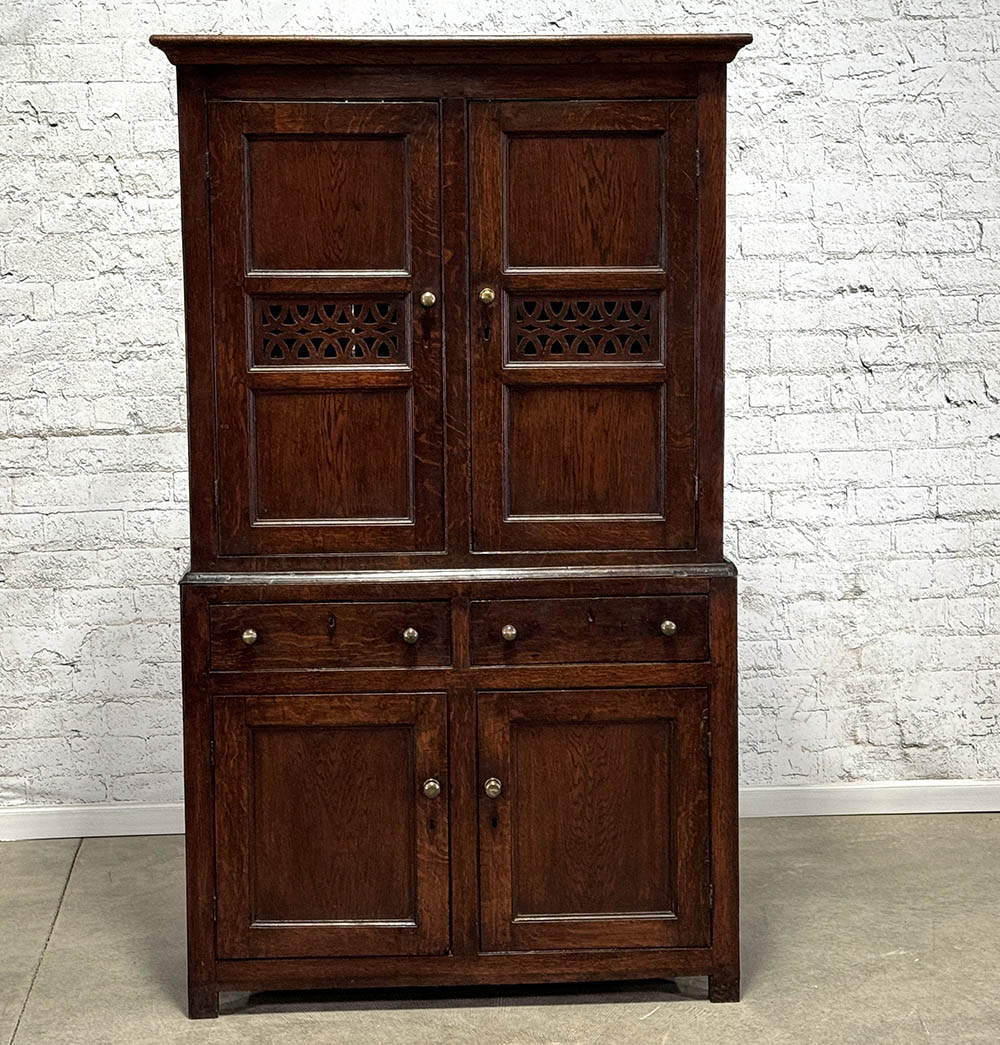 Early19th Century Welsh Oak Bread & Cheese Cupboard