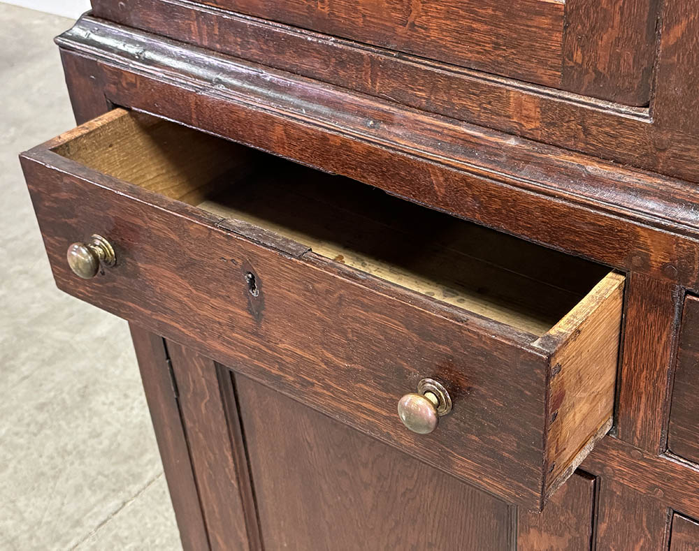 Early19th Century Welsh Oak Bread & Cheese Cupboard