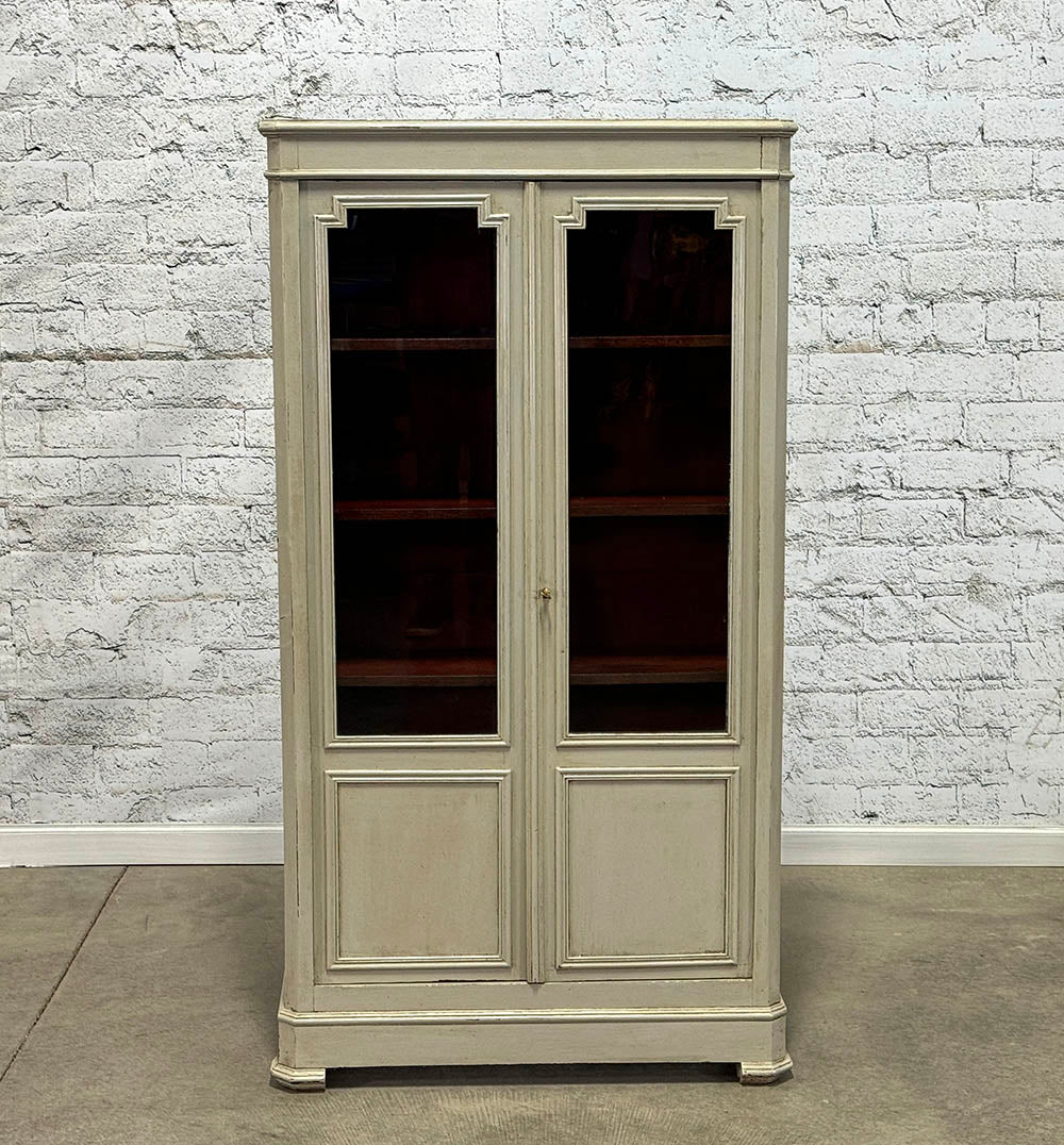 Petite French Glazed Cabinet c.1870