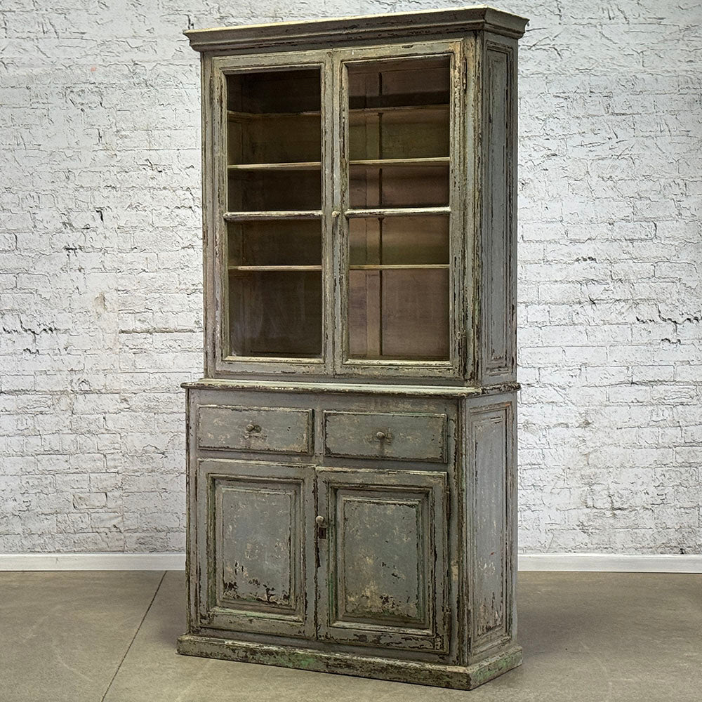 Antique French Four Door Painted Cabinet c.1840
