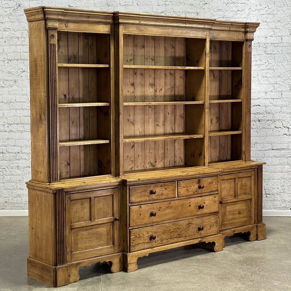 Reclaimed Pine Bookcase/Display Cupboard