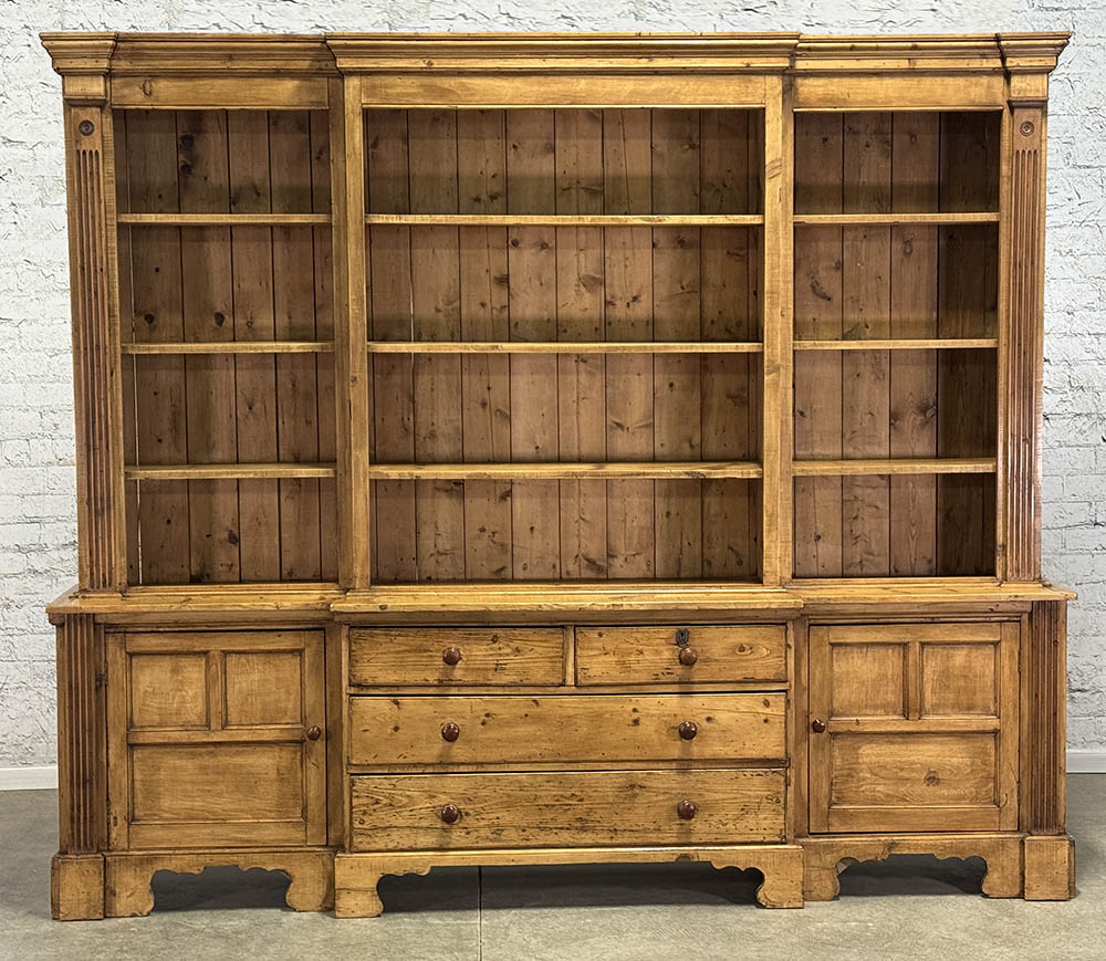Reclaimed Pine Bookcase/Display Cupboard