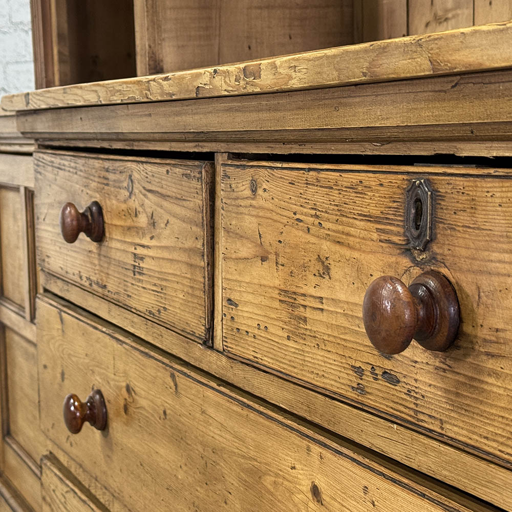 Reclaimed Pine Bookcase/Display Cupboard
