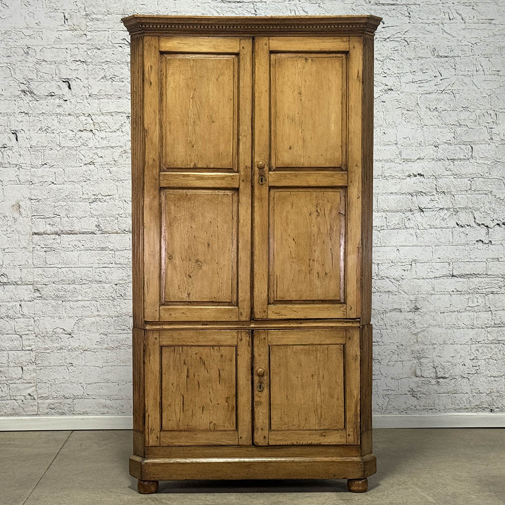Antique Pine Corner Cupboard