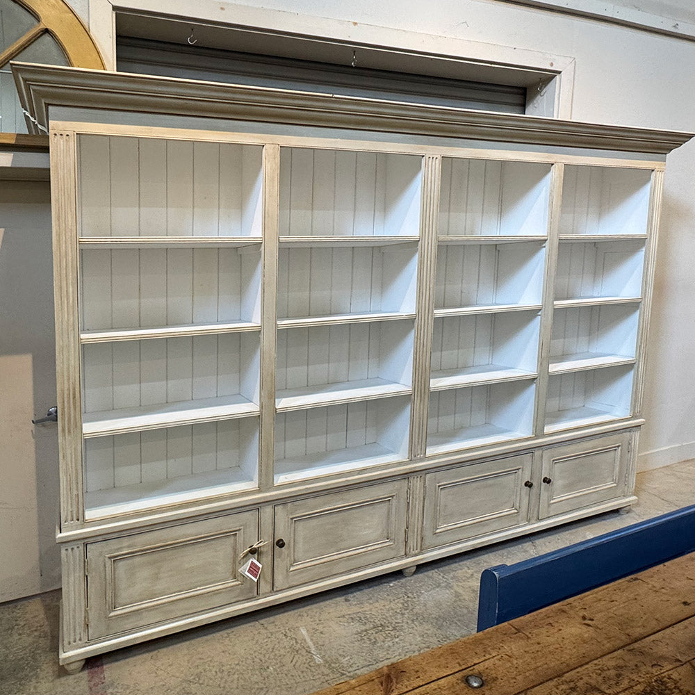 Large Painted Display Cupboard