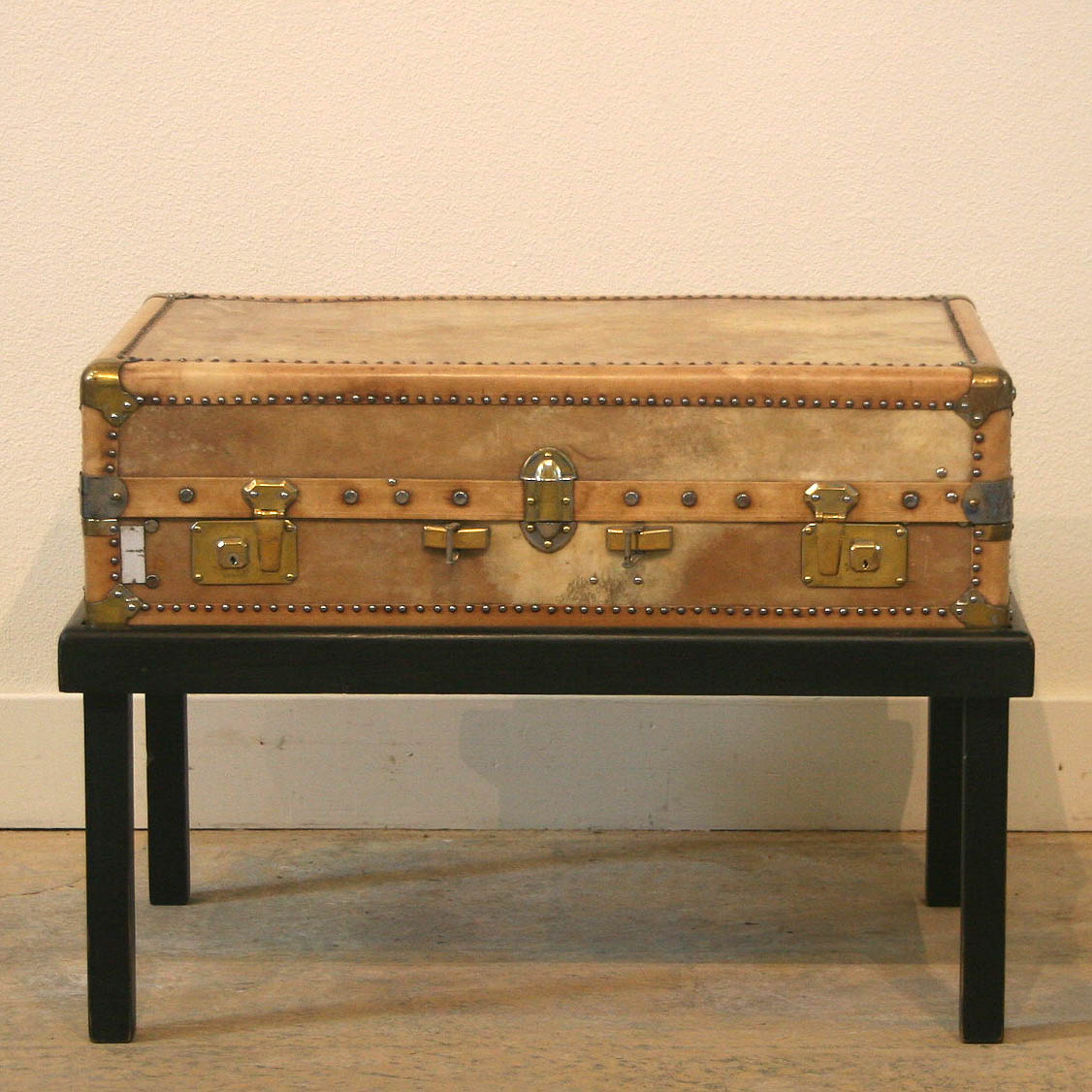 Vintage Trunk on Stand