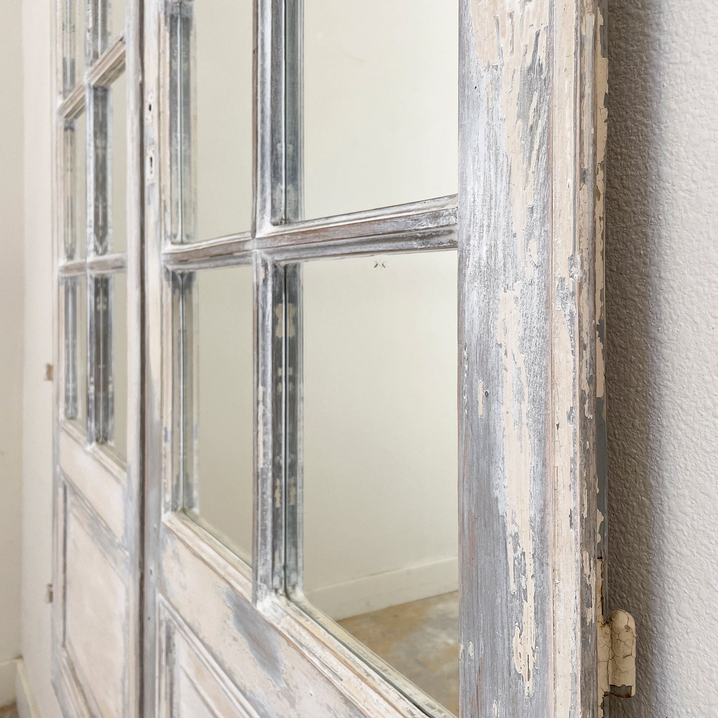 Pair of French Window with Mirrors, 103"(H)