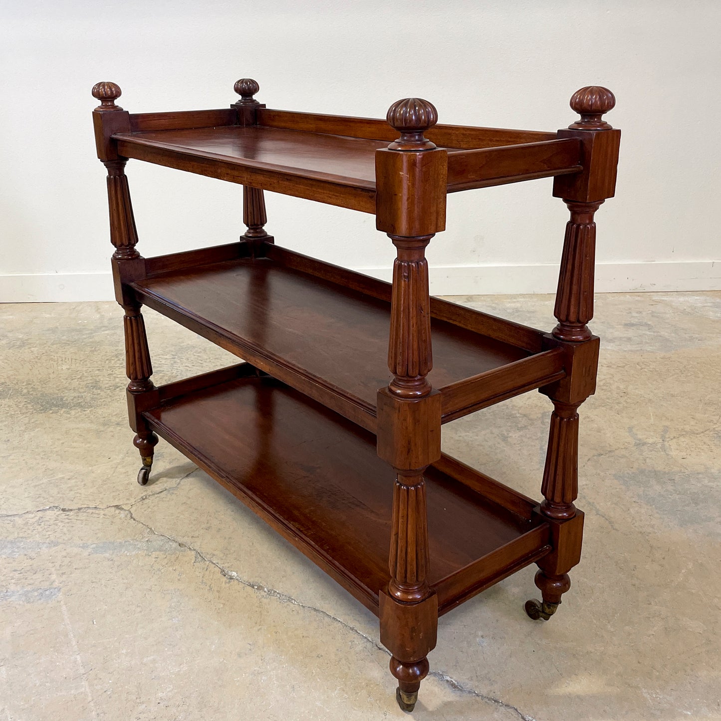 Mahogany Tea Trolley