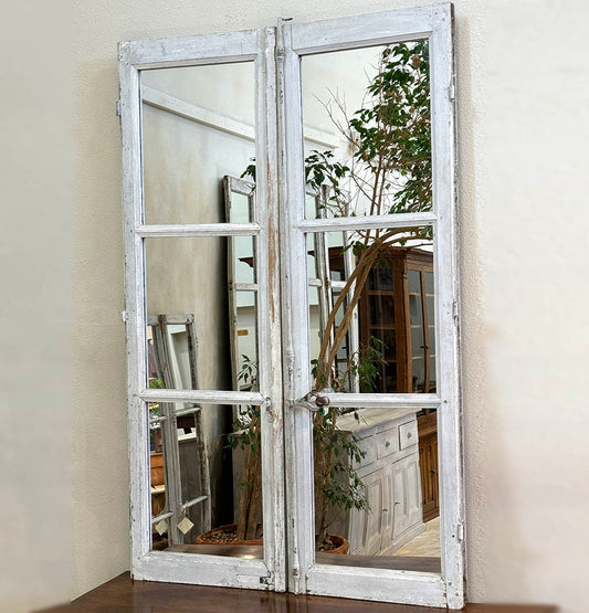 Mirrored Vintage Window, 72"(H)