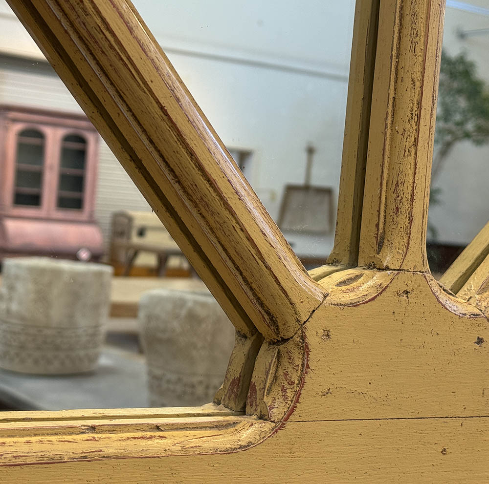 Arched Wood Frame Mirror, 32"(H)