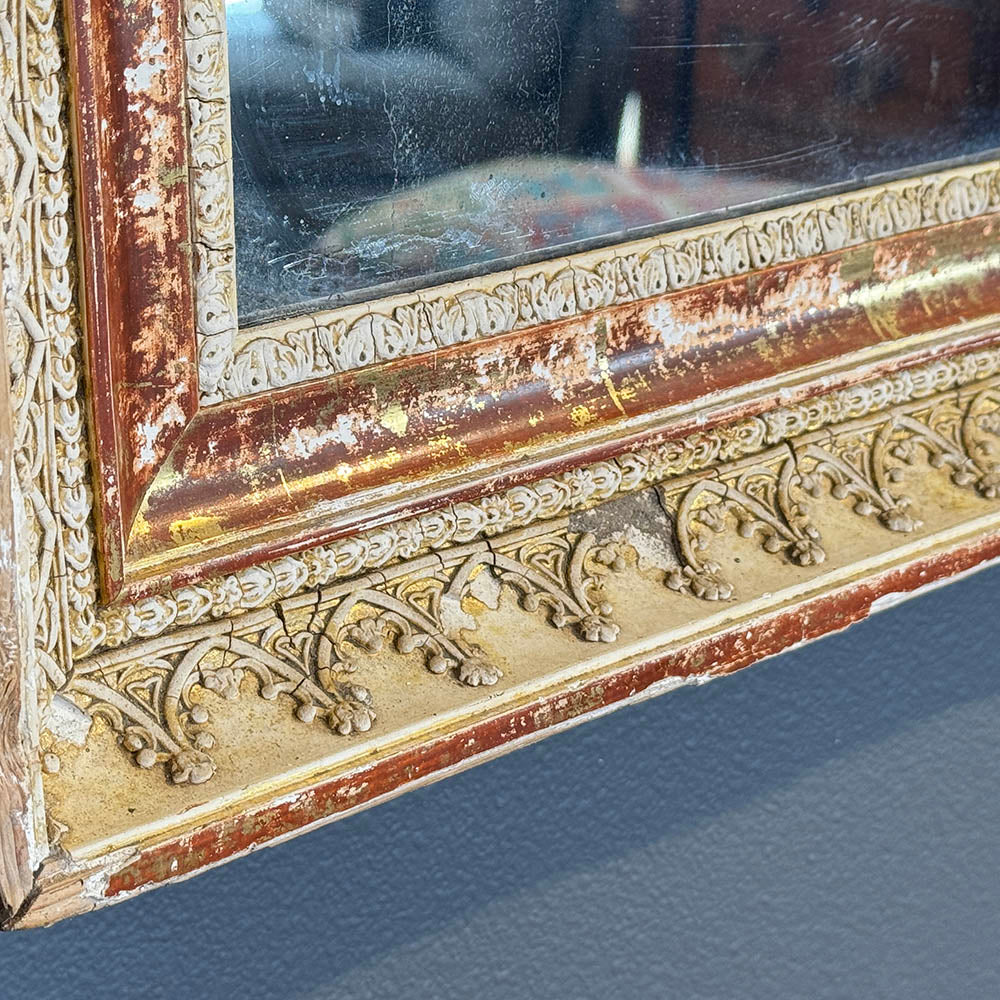 Gold Square French Mirror, 44"(H)