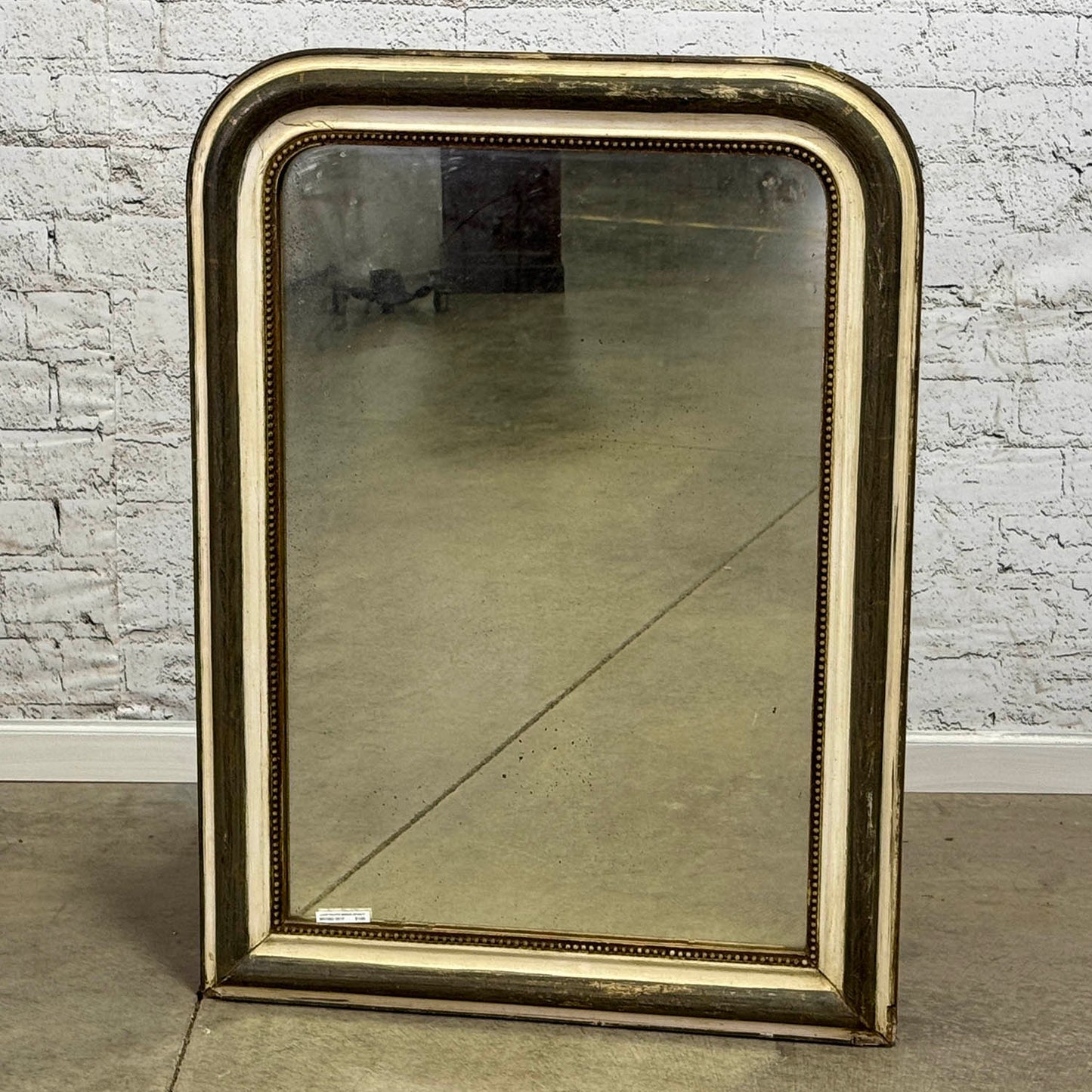 Louie Philipe Silver Gilt Mirror