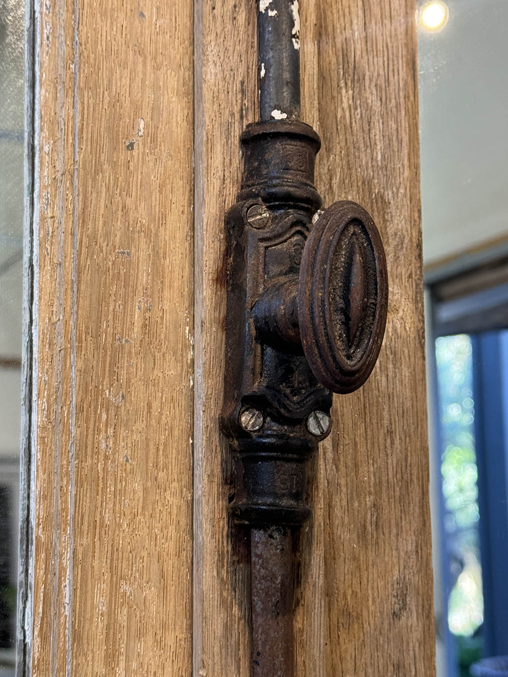 Antique Window Frame Mirror c.1860