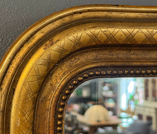 Louis Philippe Mirror c.1880, 35"(H)