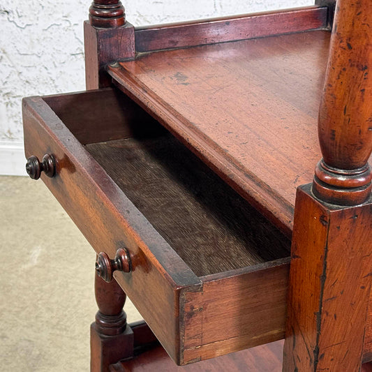 MS Mahogany Whatnot Trolly DJ