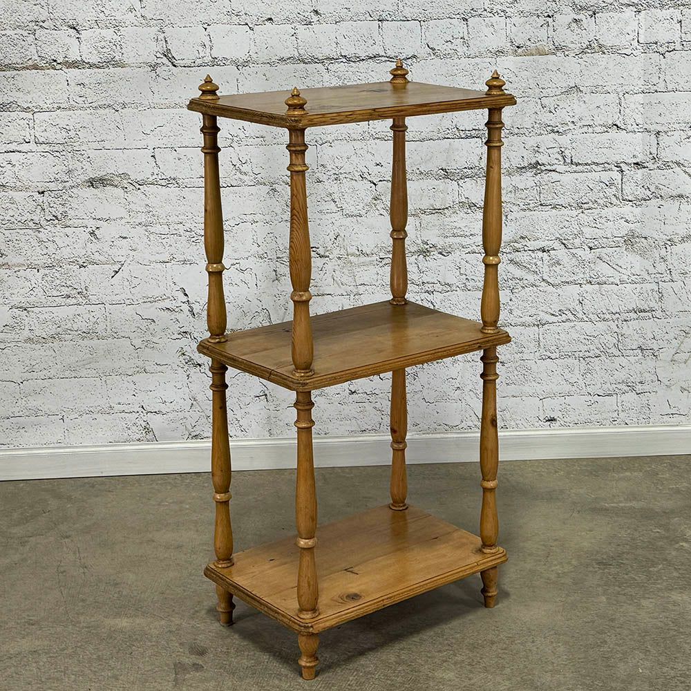 Antique English Pine Etagere