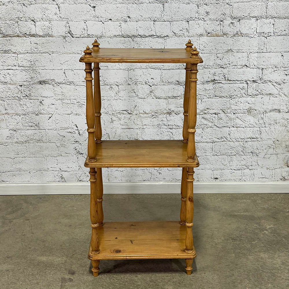 Antique English Pine Etagere
