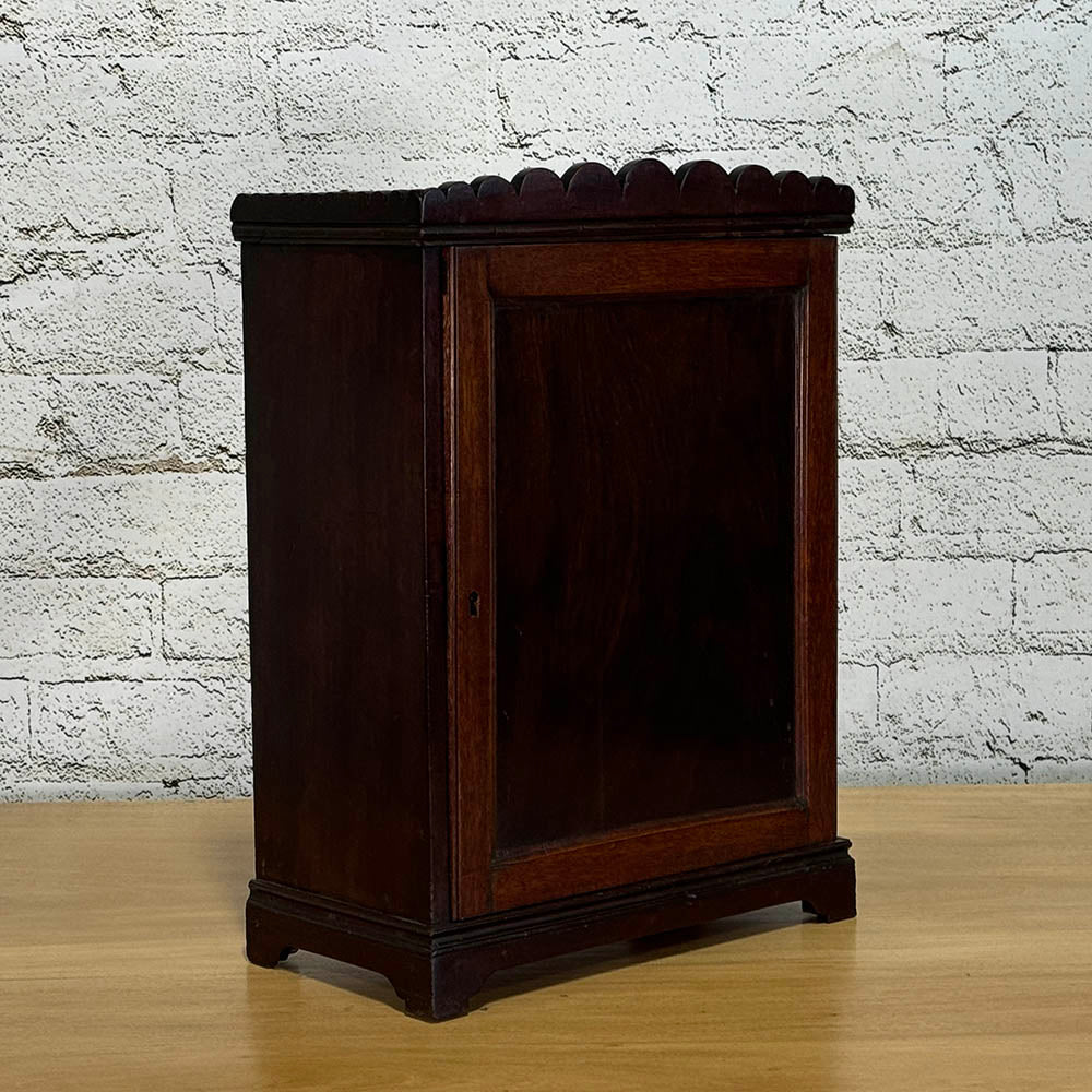Quaint English Georgian Small Cupboard c.1870