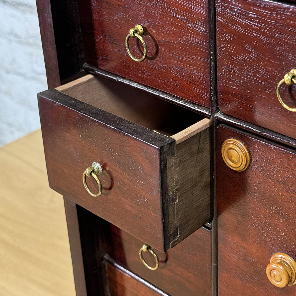 Quaint English Georgian Small Cupboard c.1870