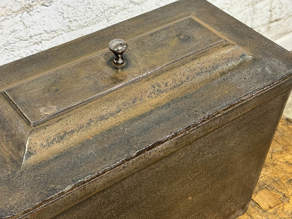 19Th Century French Cast Iron Wine Cellaret