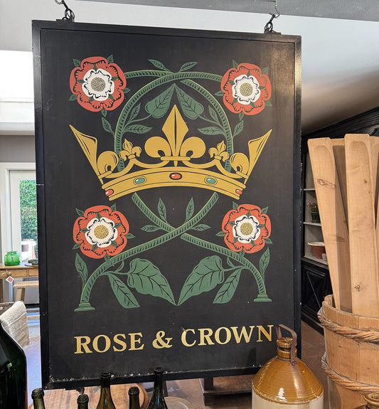Rose & Crown Pub Sign