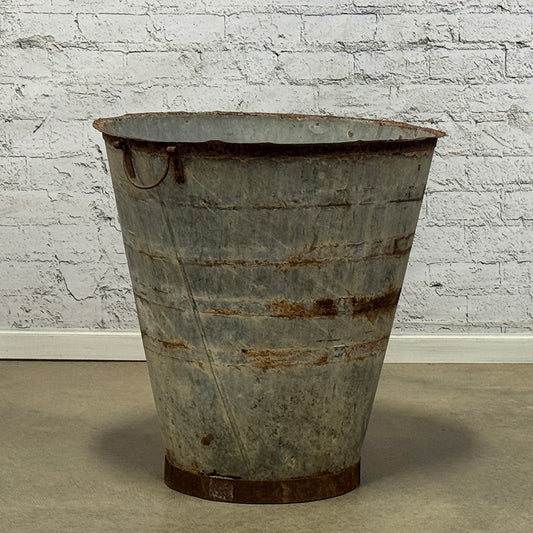 Vintage Galvanized Bin