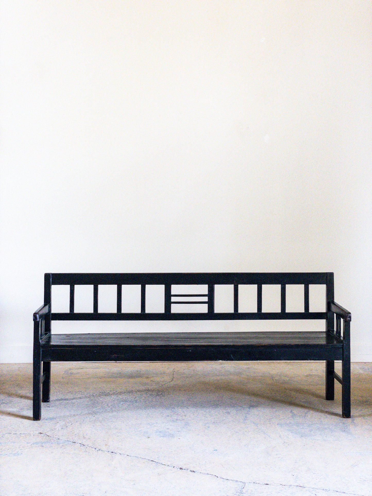 Painted Antique Bench