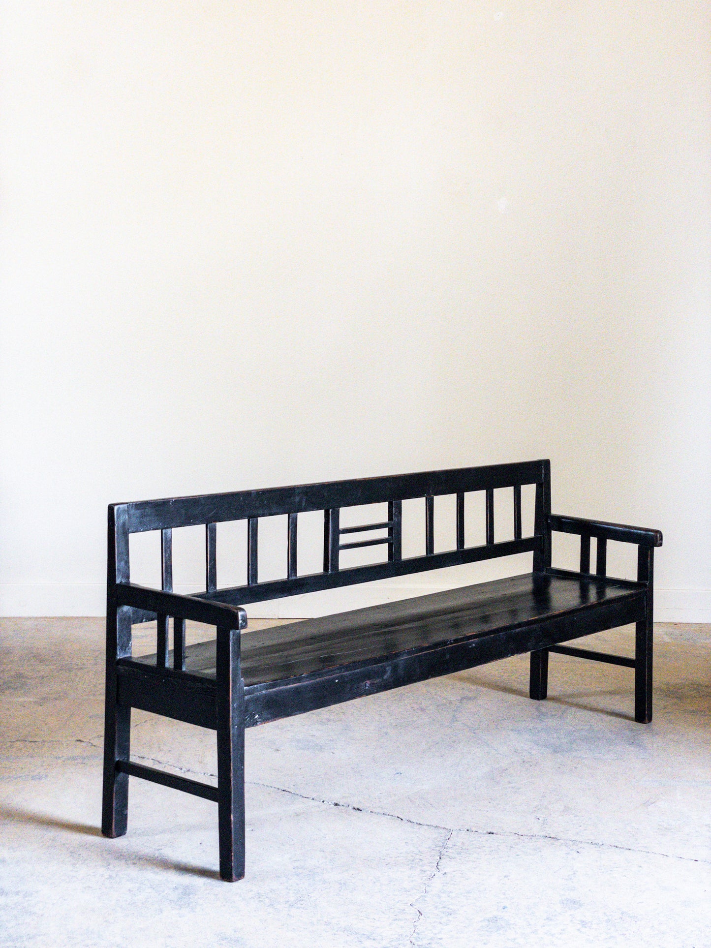 Painted Antique Bench