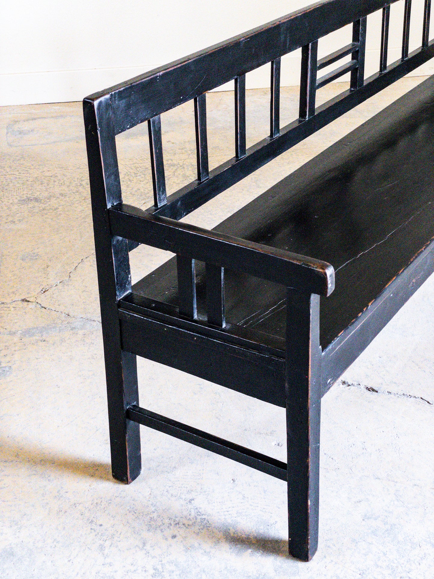 Painted Antique Bench