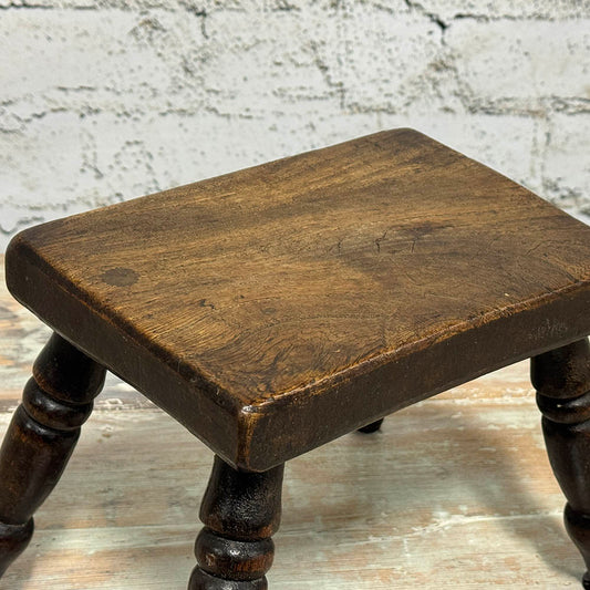 Antique Petite Candle Stool