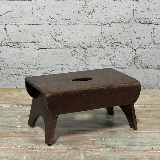 Antique English Oak Stool