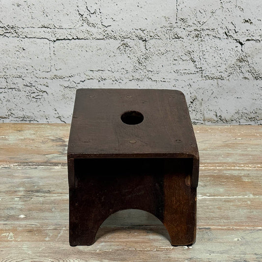 Antique English Oak Stool