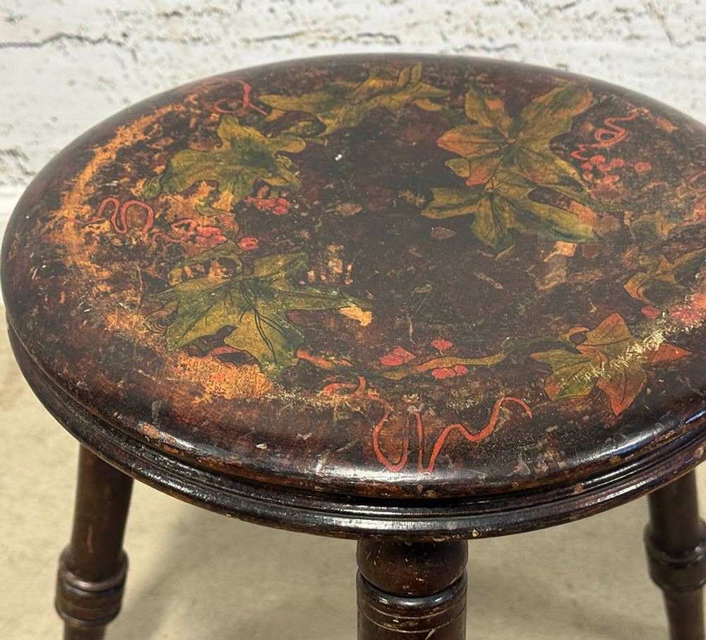 Small Hand-Painted Stool