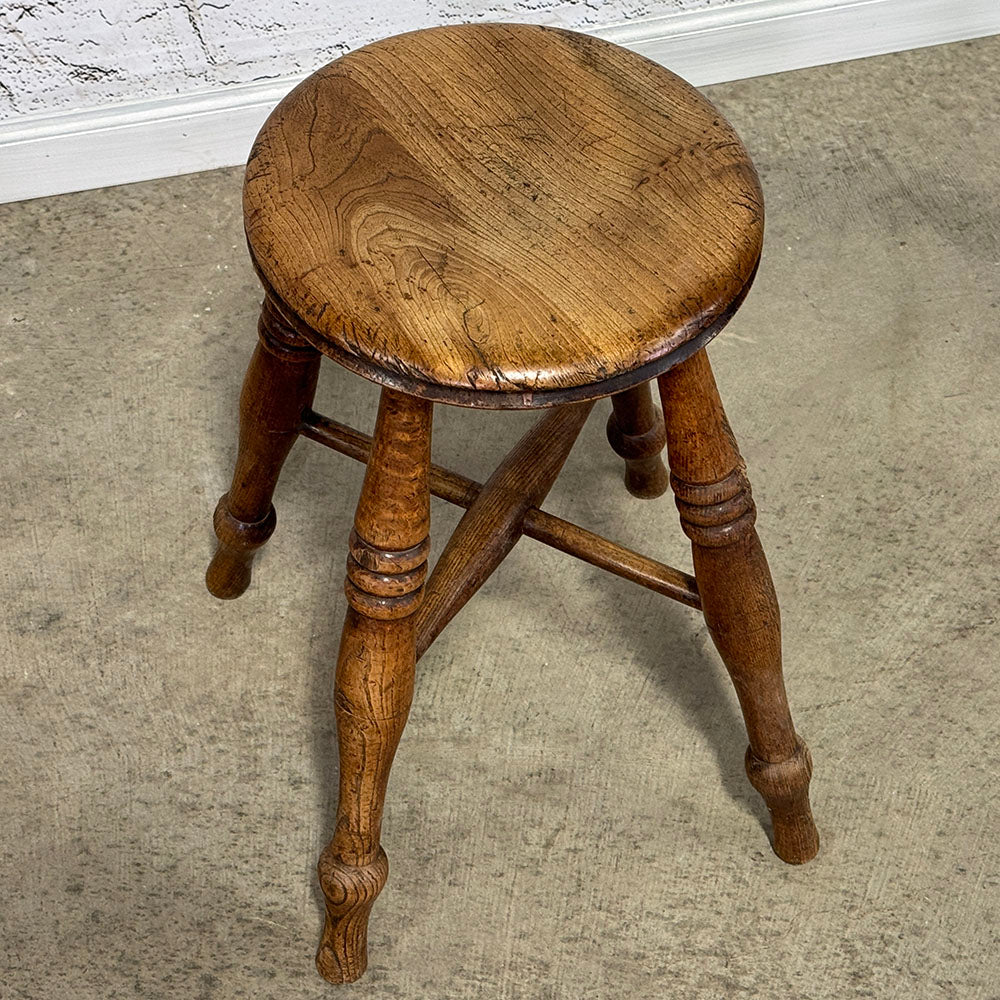 English Oak "Boston" Stool Lincolnshire