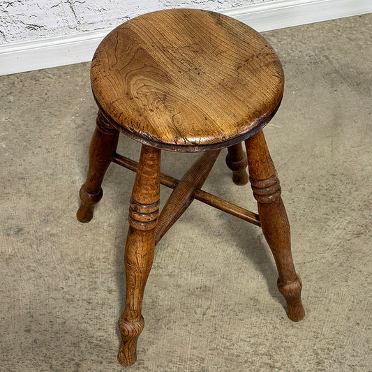 English Oak "Boston" Stool Lincolnshire