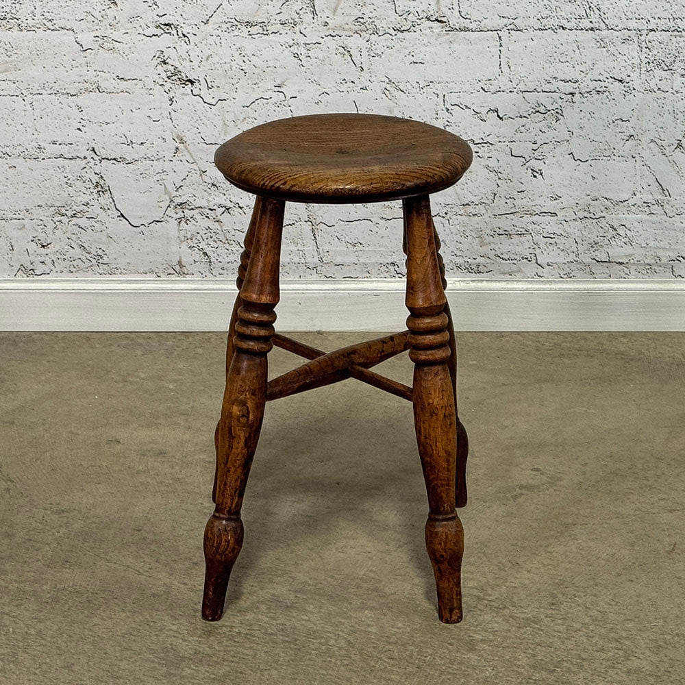 Oak "Boston" Stool Lincolnshire UK