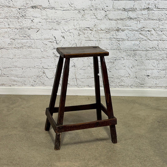 Rustic Mill Stool from Cheshire
