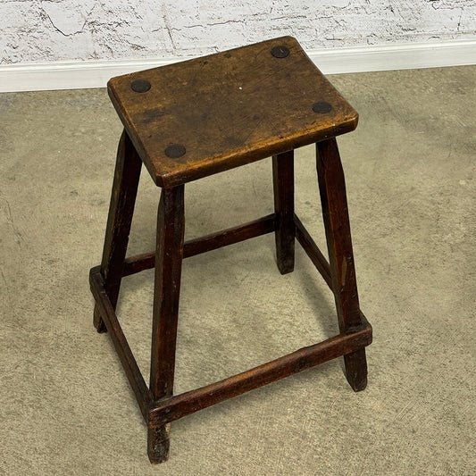 Rustic Mill Stool from Cheshire