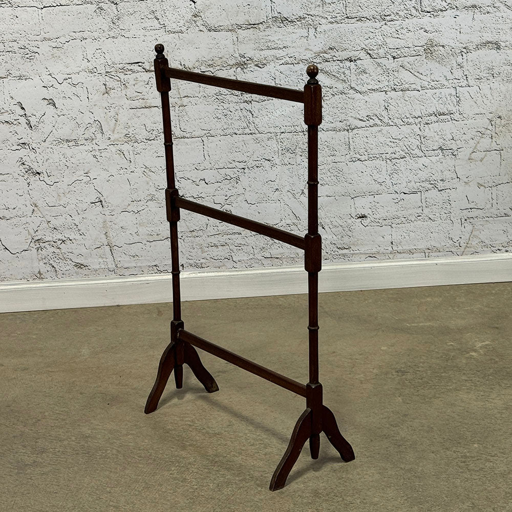 Dainty Mahogany Towel Rack