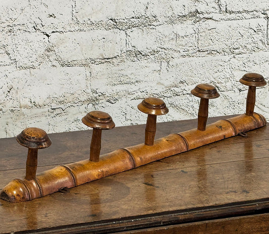 Faux Bamboo Coat Hook, 5 Hooks